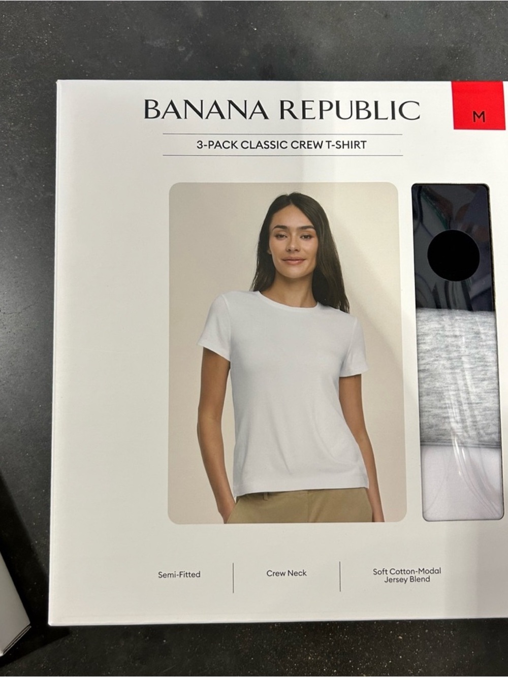 COPY - Banana Republic 100% Cotton Black Short Sleeve T-Shirt Womens Size S-L